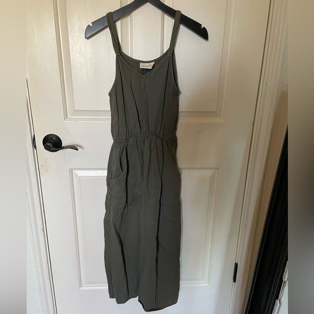 green midi dress from target